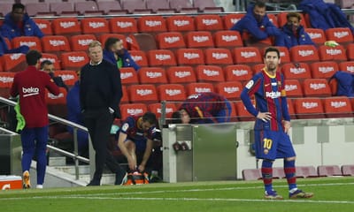 Barcelona: Koeman explica férias prolongadas de Messi - TVI