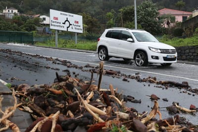 Chuva forte coloca arquipélago da Madeira sob aviso laranja - TVI