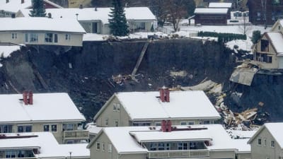 Encontrada mais uma vítima mortal no deslizamento de terras na Noruega - TVI