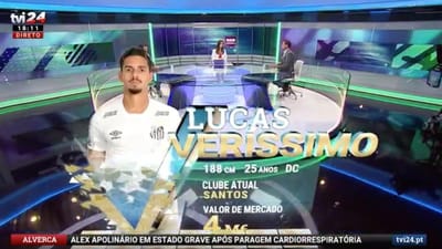 "Mais Tranferências": Lucas Veríssimo já terá assinado pelo Benfica - TVI