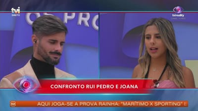Joana sobre Rui Pedro: «Estávamos a encarnar personagens para nos aturarmos» - Big Brother