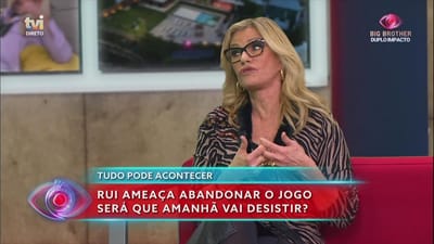 Cinha Jardim sobre Rui Pedro: «Só lamento a maneira como ele faz as coisas» - Big Brother