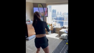 VÍDEO: confinados no quarto de hotel, tenistas arranjam forma de treinar - TVI