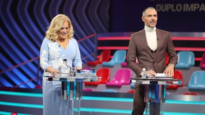 Teresa Guilherme e Cláudio Ramos deslumbram na gala - Big Brother