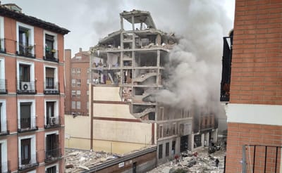 VÍDEO: forte explosão abala o centro de Madrid - TVI