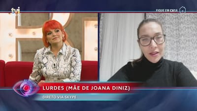 Mãe de Joana Diniz: «Não entendo o motivo pelo qual julgam a Joana» - Big Brother