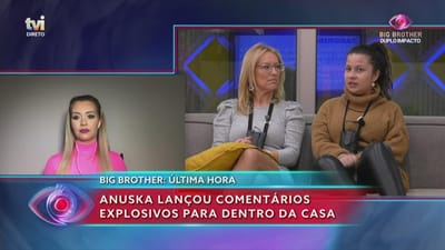 Sandrina rejeita comentário de Anuska: «Nunca rasguei ninguém aqui dentro» - Big Brother