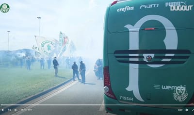 Libertadores: Palmeiras viajou para a final em clima de festa - TVI