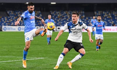 Nápoles e Atalanta empatam sem golos na Taça de Itália - TVI
