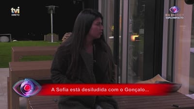 Sofia magoada com Quinaz: «Foi das pessoas que mais me desiludiu aqui dentro» - Big Brother