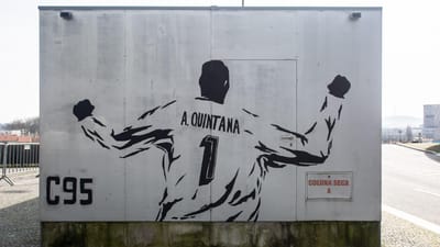 FOTOS: Quintana já tem "mural" junto ao Dragão Arena - TVI
