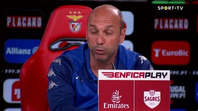 Bruno Pinheiro: «Estivemos melhor neste jogo, mas o Benfica também» - TVI