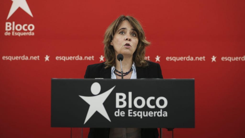 Catarina Martins, líder do Bloco de Esquerda