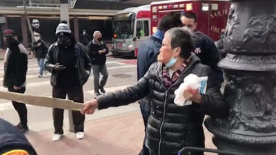 Idosa chinesa agredida responde com barrote de madeira em São Francisco - TVI