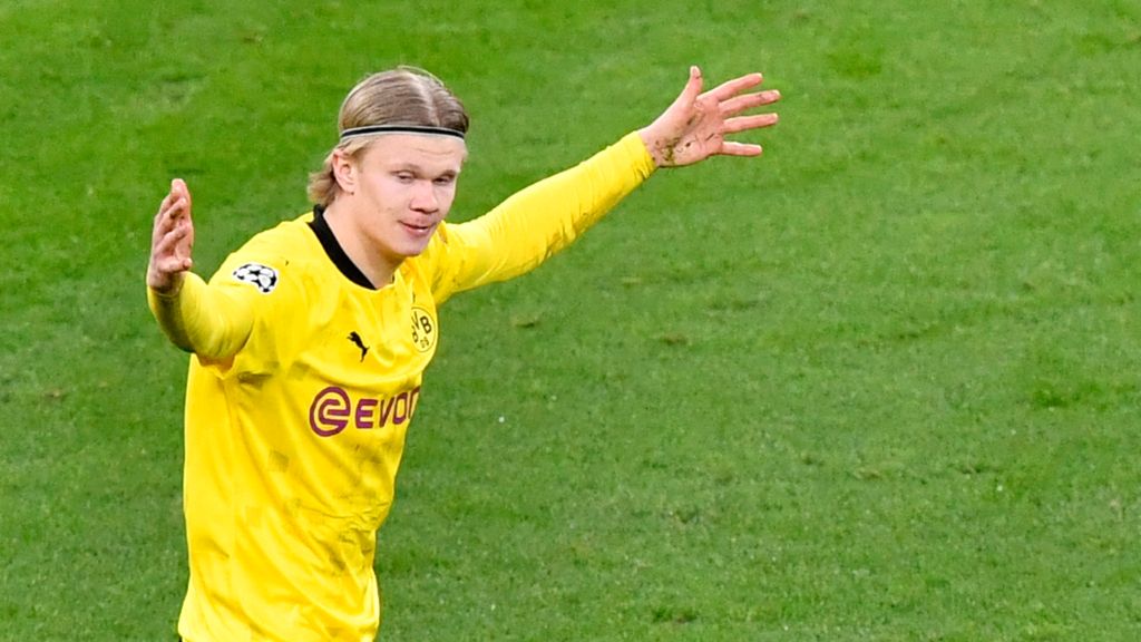 2.º: Erling Haaland, Borussia Dortmund (150 a 200 milhões de euros)