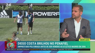 Mais Bastidores: Benfica desmente Diego Costa para "evitar nova novela Cavani” - TVI
