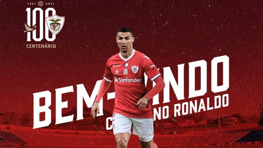 Santa Clara anuncia contratação de Cristiano Ronaldo a 1 de abril