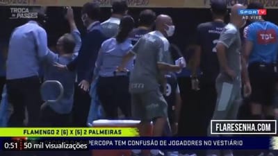 VÍDEO: tensão entre adjunto de Abel e vice do Flamengo gera confusão no túnel - TVI