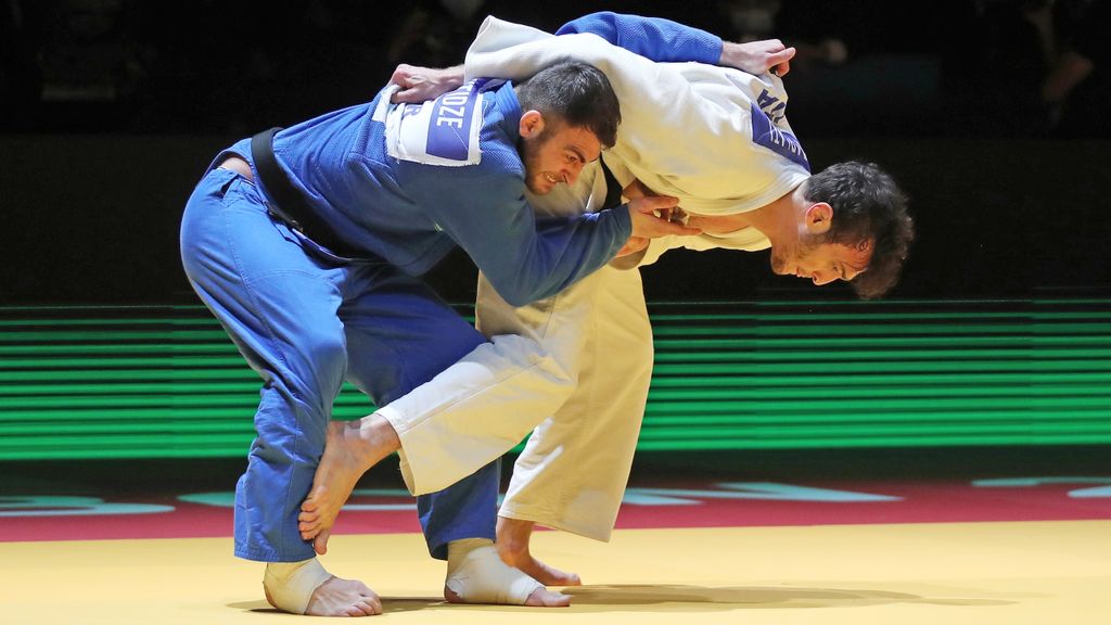 Anri Egutidze nos Europeus de judo 2021, em Lisboa (Nuno Veiga/LUSA)