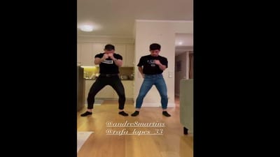 VÍDEO: a curiosa dança dos campeões André Martins e Rafael Lopes - TVI