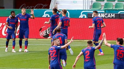 Elche falha penálti nos descontos e Atlético de Madrid volta a vencer - TVI