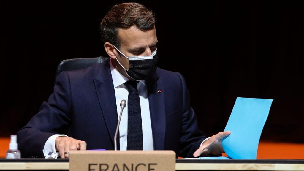 Macron na Cimeira Social