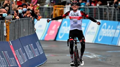 Giro: líder da montanha desiste com concussão cerebral - TVI
