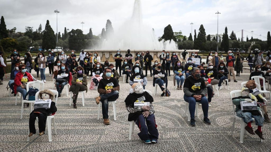 Professores protestam em Lisboa