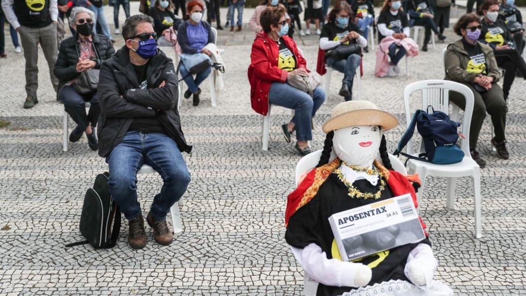 Professores protestam em Lisboa