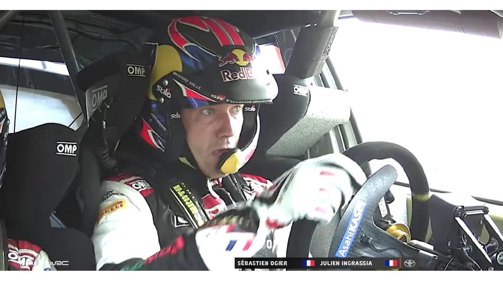 Sébastien Ogier "on board" no Toyota Gazoo Racing (foto: captura vídeo)