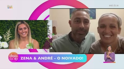 André Abrantes e Zena Pacheco recebem uma mensagem surpresa - Big Brother