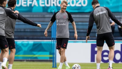 Capitão da Dinamarca deixa mensagem: «Vamos jogar pelo Eriksen» - TVI