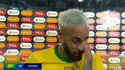 Neymar em lágrimas: «Passei por muita coisa nestes dois anos» (VÍDEO) - TVI