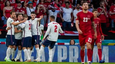 Euro 2020: Inglaterra afasta Dinamarca e está na final com a Itália - TVI