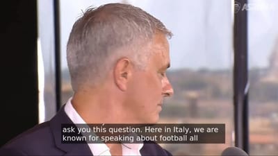 VÍDEO: a atitude de Mourinho que surpreendeu os jornalistas italianos - TVI