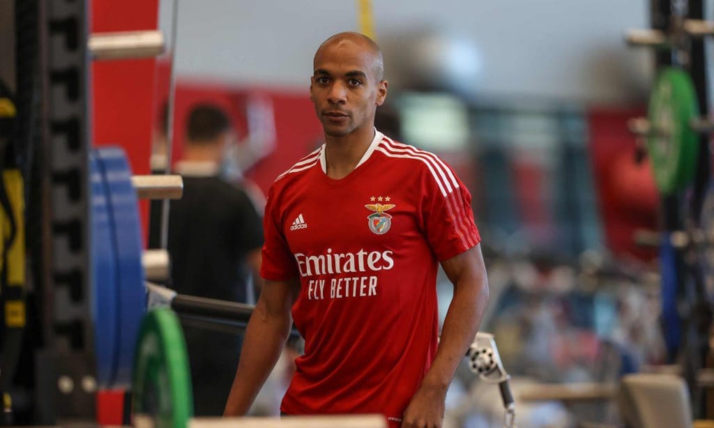 Primeiro treino de João Mário no Benfica (Tânia Paulo / SL Benfica)