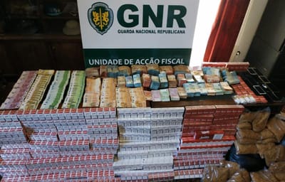 GNR desmantela rede ibérica de produção e comercialização de cigarros - TVI
