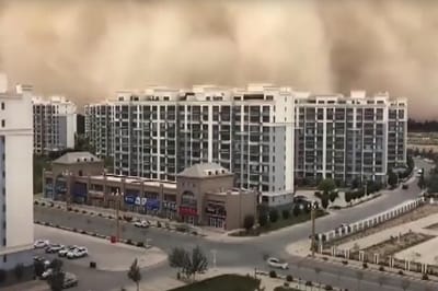 Tempestade de areia "engole" cidade na China - TVI