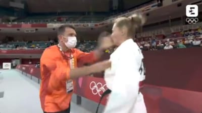 VÍDEO: treinador motiva atleta olímpica... com duas chapadas - TVI