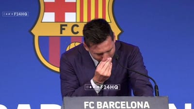 Messi chorou no adeus: «É muito difícil depois de tantos anos» - TVI