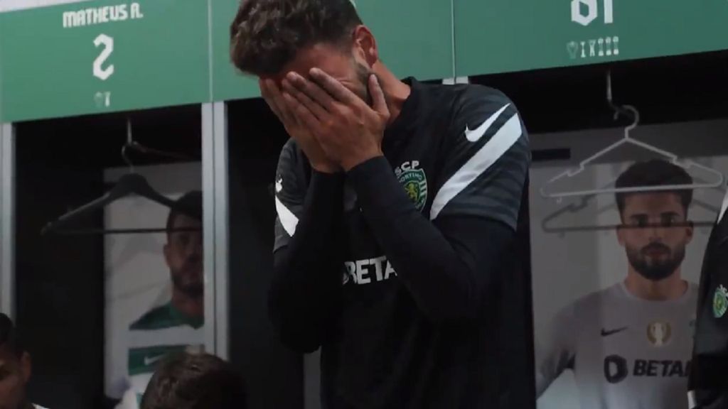 As lágrimas de Max na despedida do Sporting
