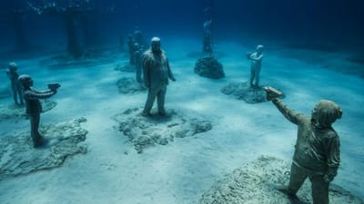 Um museu cheio de esculturas debaixo de água - TVI
