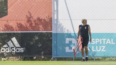 Benfica sem André Almeida e Lucas Veríssimo no último treino antes de Kiev - TVI