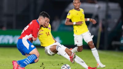 VÍDEO: Uribe titular e Díaz entrou no empate da Colômbia com o Paraguai - TVI