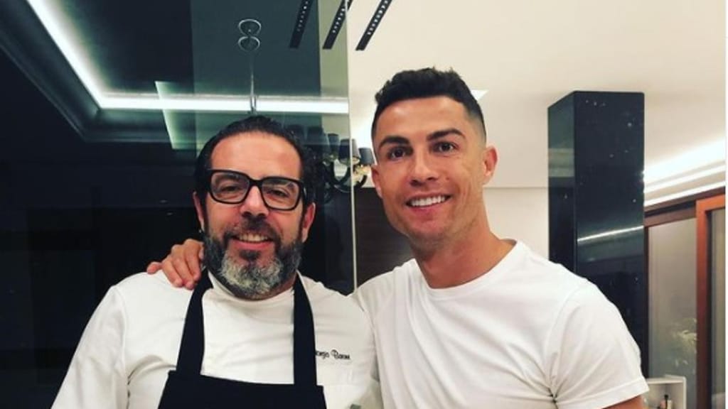 Giorgio Barone, chef de Cristiano Ronaldo (Instagram Barone)