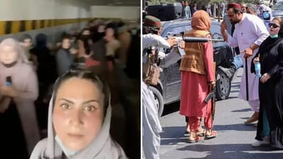 Talibãs trancam grupo de mulheres em cave para as impedir de protestar - TVI