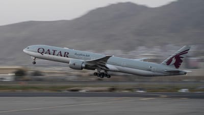 Afeganistão: segundo voo de passageiros da Qatar Airways descola de Cabul - TVI