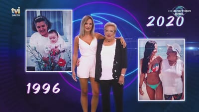 Letícia e a inseparável avó Rosa Maria - Big Brother