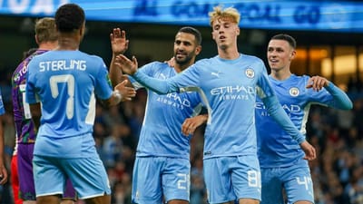Taça Liga: Man City goleia Wycombe com 'show' de Foden e Mahrez - TVI