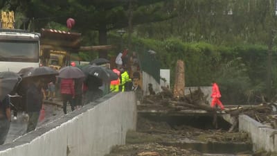 Proteção Civil regista 24 ocorrências em São Miguel devido à chuva intensa - TVI